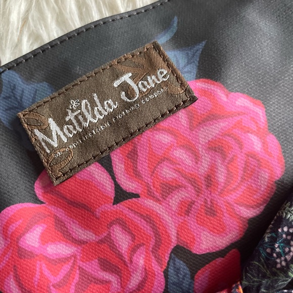 Matilda Jane Black and Rose Tote: Stylish, Functional, and Super Cute! - Picture 4 of 9